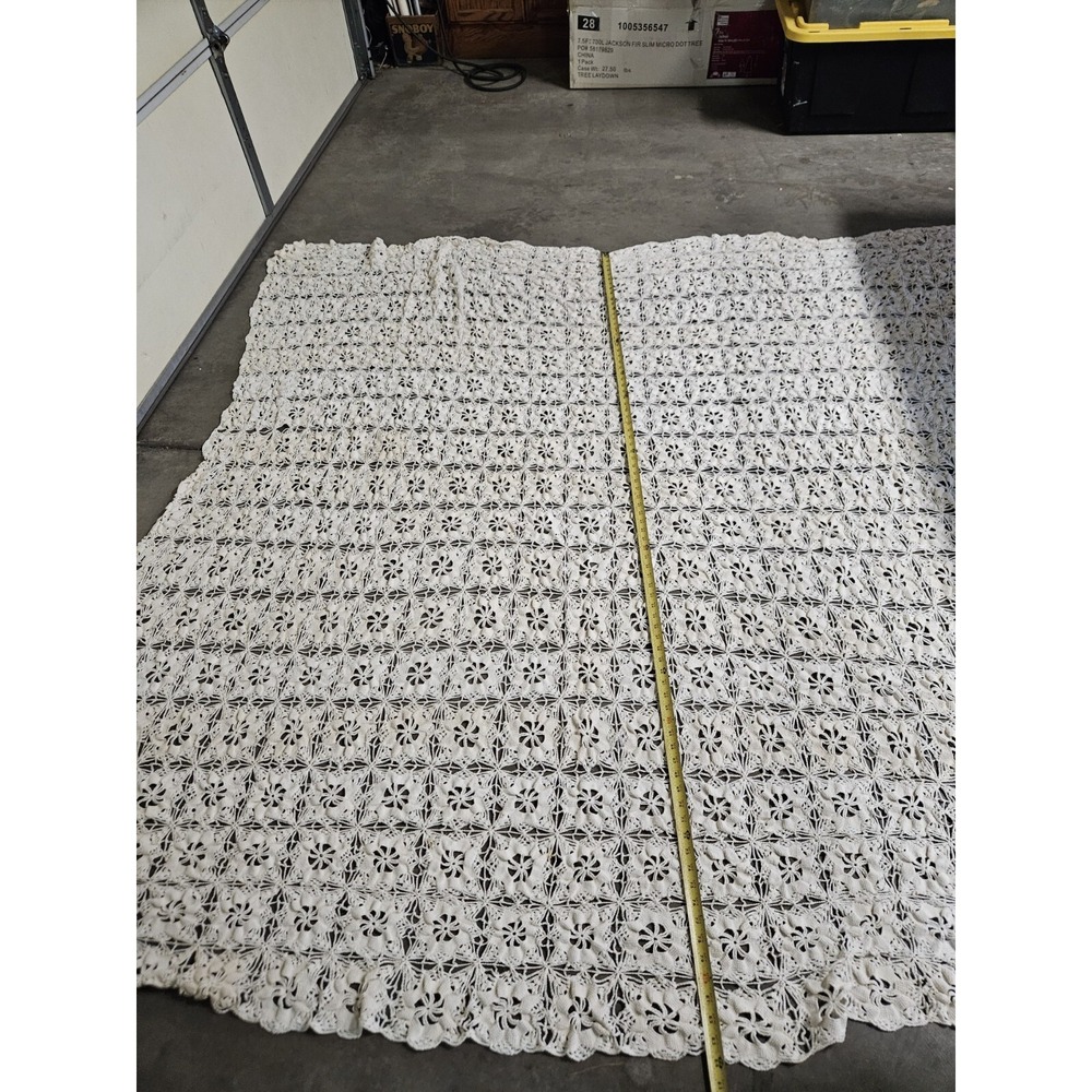 Vintage‎ Handmade  Crotchet  Blanket